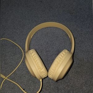 Yellow Wired Headphones
